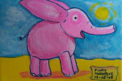 Pinky het roze olifantje Miep Bos 2008