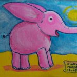 Pinky het roze olifantje Miep Bos 2008